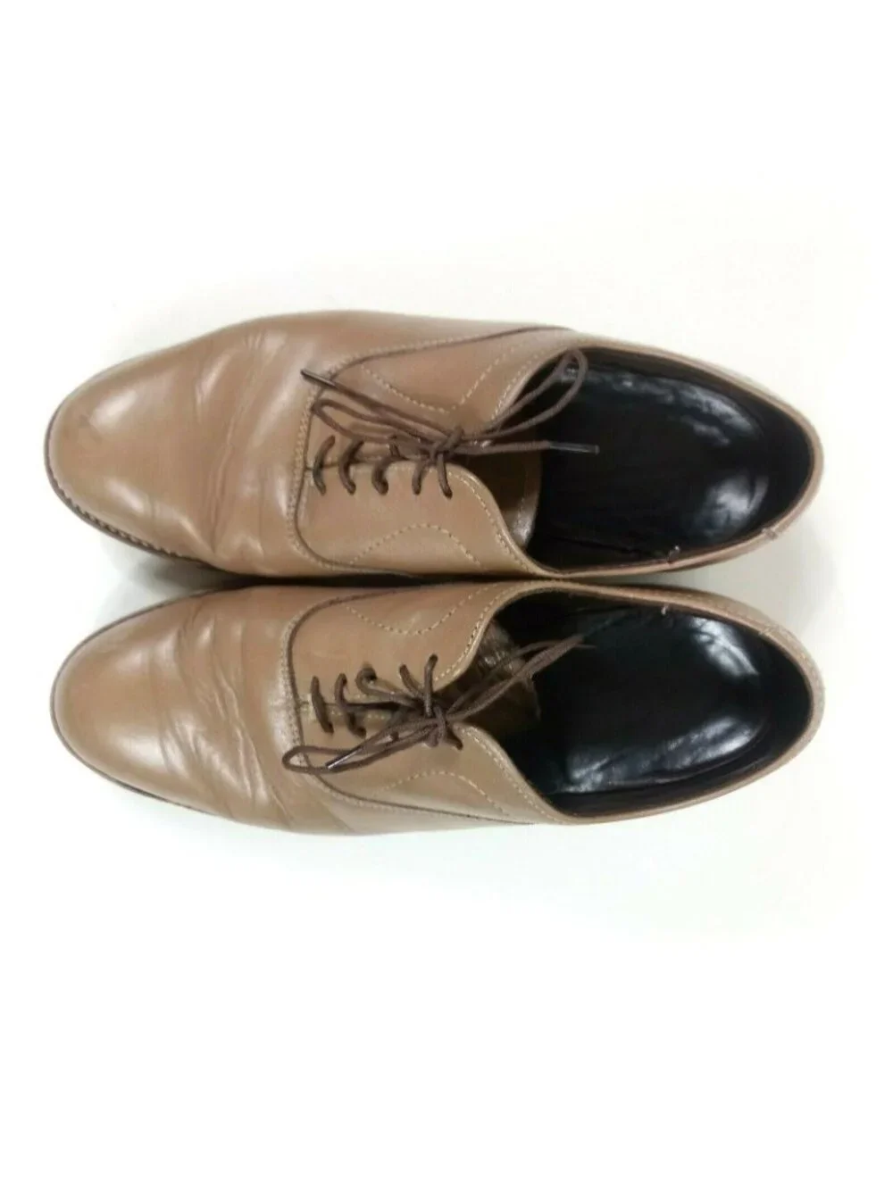Dexter Vintage Leather Oxford Shoes Mens 8WW Brown Made In USA Career Work